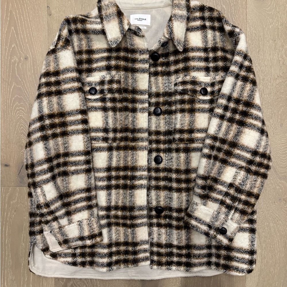 Isabel Marant Etoile Harveti Wool Blend Short Jacket Size 42 (US 10)